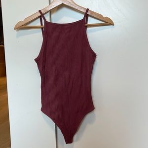 Aritzia high neck low back bodysuit